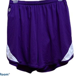 Holloway purple/white athletic shorts